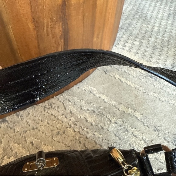 Elliott lucca small leather handbag Shoulder Bag Black Patent P - Picture 15 of 15